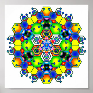 Cosmic Mandala 1 Poster