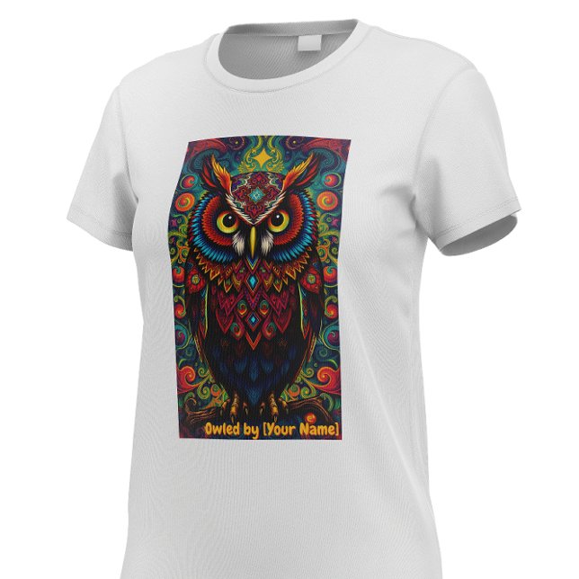 Cosmic Mandala Owl T-Shirt (Creator Uploaded)