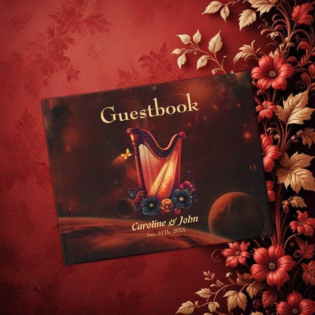 Cosmic melody, the magic of the harp.  guest book (Creator Uploaded)