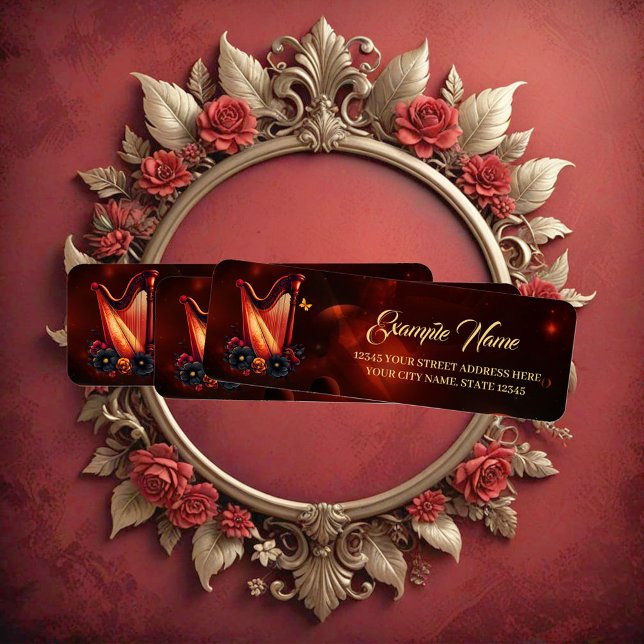 Cosmic melody, the magic of the harp. label (Creator Uploaded)
