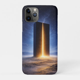 Cosmic Monolith – Light Beyond the Void iPhone 11 Pro Case