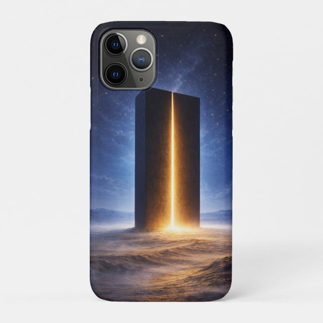 Cosmic Monolith – Light Beyond the Void Case-Mate iPhone Case (Back)