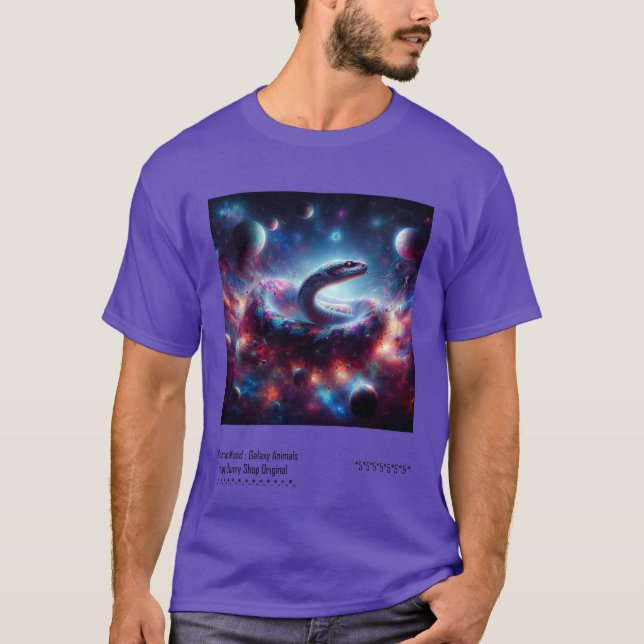 Cosmic Mood: Galaxy Animals shirt #4 (Front)