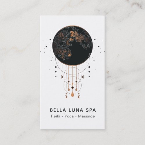  Cosmic Moon Lunar Universe Shaman Business Card