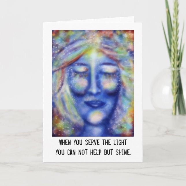 "Cosmic Mother" Art & Quote Card (Front)