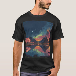 “Cosmic Mountain Reflection T-Shirt