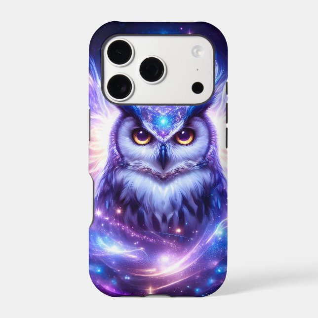 Cosmic Mystical Wisdom Celestial Spiritual Owl  Case-Mate iPhone Case (Back)