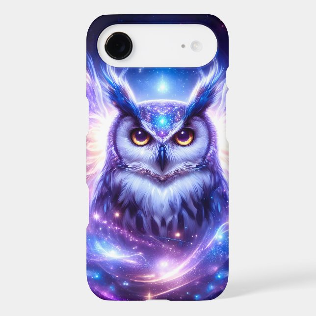 Cosmic Mystical Wisdom Celestial Spiritual Owl  Case-Mate iPhone Case (Back)