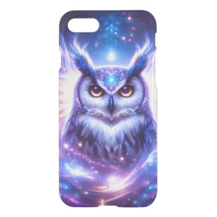 Cosmic Mystical Wisdom Celestial Spiritual Owl iPhone SE/8/7 Case