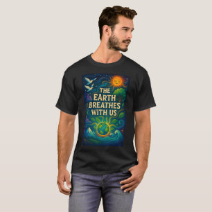 Cosmic Nature Art Print  T-Shirt