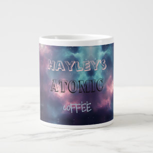 Cosmic Nebula in a Jar - AI Fantasy Digital Art Giant Coffee Mug