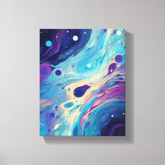   Cosmic Nebula Vortex Canvas Print