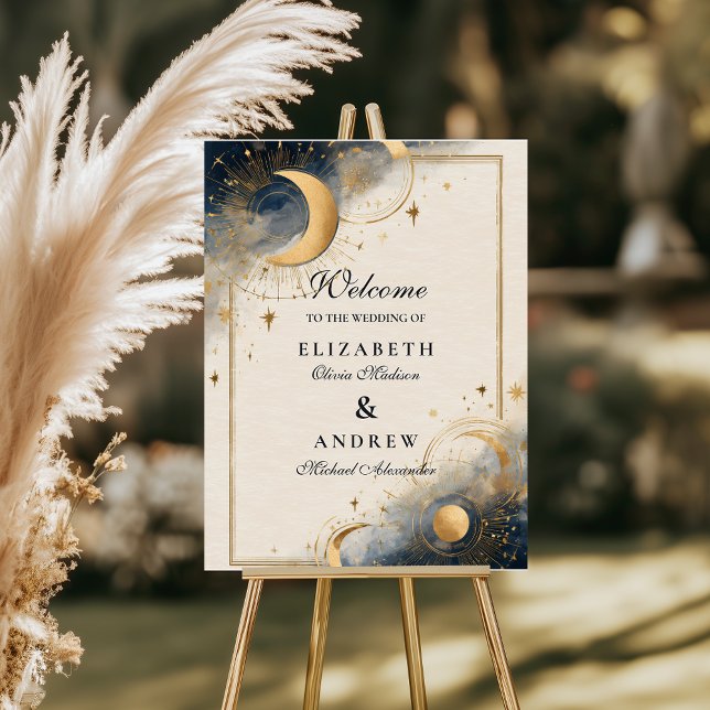 Cosmic Night Wedding Foam Board (Creator Uploaded)