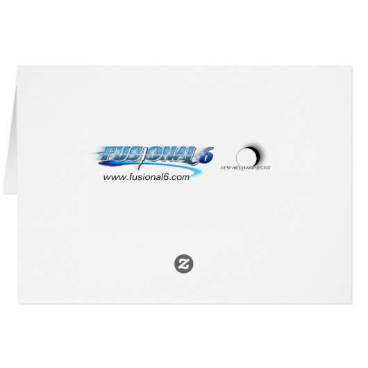 Cosmic Ocean Greeting Card (Back Horizontal)