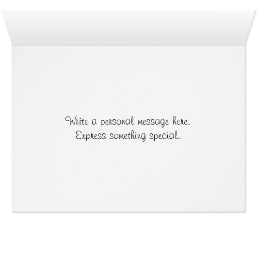 Cosmic Ocean Greeting Card (Inside Horizontal (Bottom))