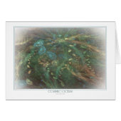 Cosmic Ocean Greeting Card (Front Horizontal)
