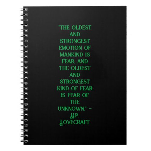 Cosmic Oddities Signature Cthulhu _ Fear Notebook