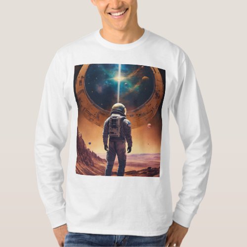 Cosmic Odyssey A Gravity_Defying Journey T_Shirt