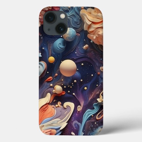Cosmic Odyssey Ethereal Nebula Galaxy Case_Mate i iPhone 13 Case