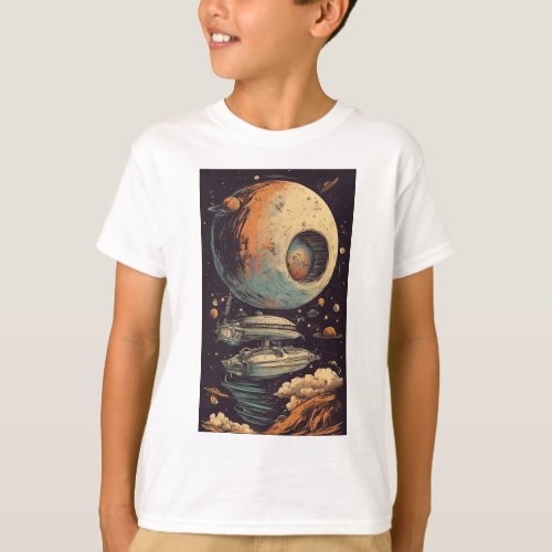Cosmic Odyssey Gravity_Inspired T_Shirt Designs