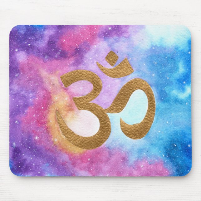 Cosmic Om Mouse Pad (Front)