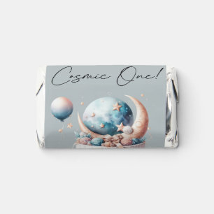 Cosmic One! Celestial 1st First Boy Birthday Hershey's Miniatures