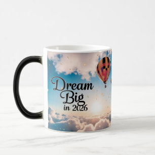 Cosmic Open Book "Dream Big 2026" Color Morph Mug