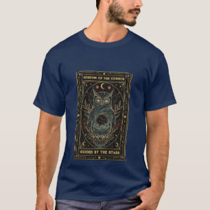 Cosmic Oracle Owl • Mystical Celestial  T-Shirt