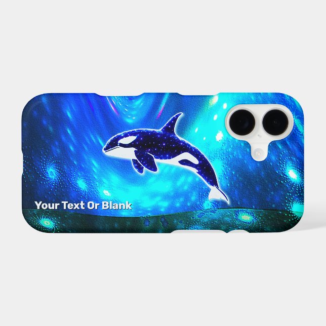 Cosmic Orca iPhone Case (Back Horizontal)