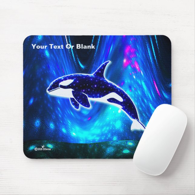Cosmic Orca Mouse Pad (With Mouse)
