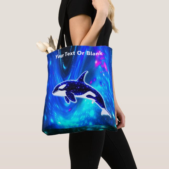 Cosmic Orca Tote Bag (Close Up)