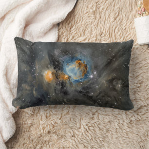 Cosmic Orion Nebula Lumbar Pillow