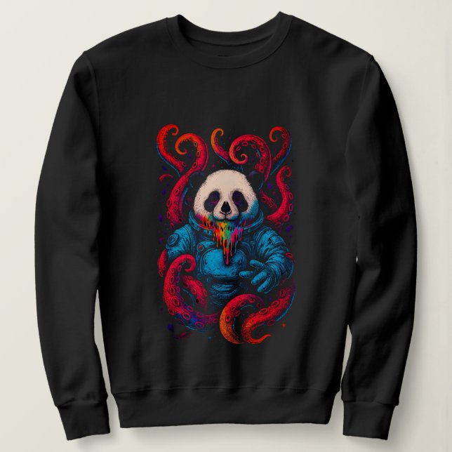 Cosmic Panda Kraken Sweatshirt (Design Front)