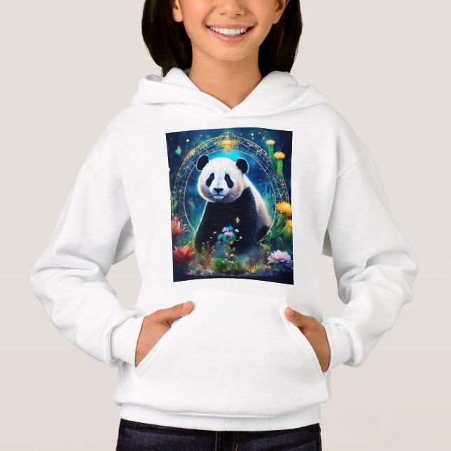 "Cosmic Panda Odyssey: Hoodie (Front)