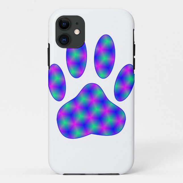 Cosmic Paw Print Case-Mate iPhone Case (Back)
