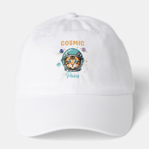 Cosmic Paws Retro Astronaut Cat