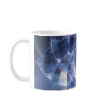 Cosmic Pearl Spiral Mug - Mystical Galaxy Vortex C