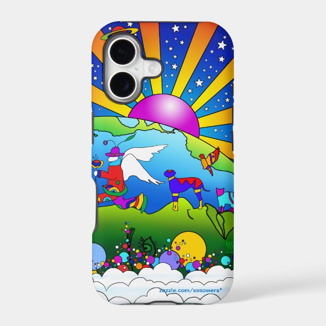 Cosmic Pet World Iphone Case (Back)