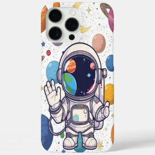 Cosmic Phone Case Space Themed Planets Rockets