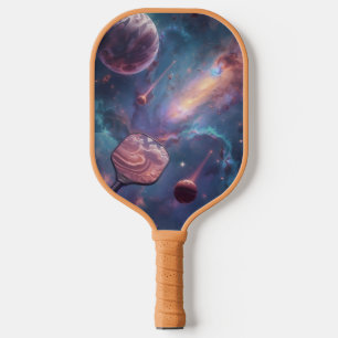 Cosmic Pickleball – Out of This World Art  Carbon Fiber Pickleball Paddle