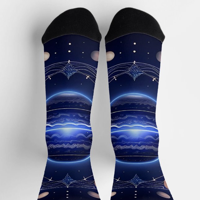 🪐 Cosmic Planet Socks Space Alignment Gift (Top)