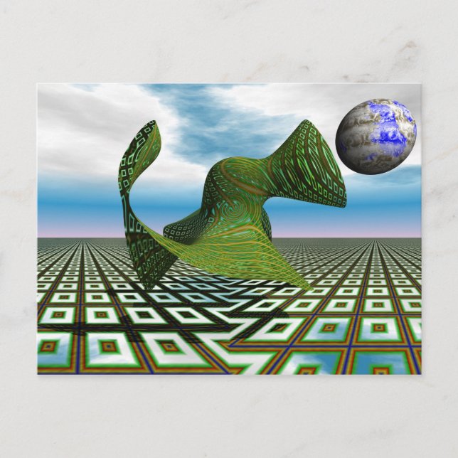 Cosmic Poodle Postcard (Front)