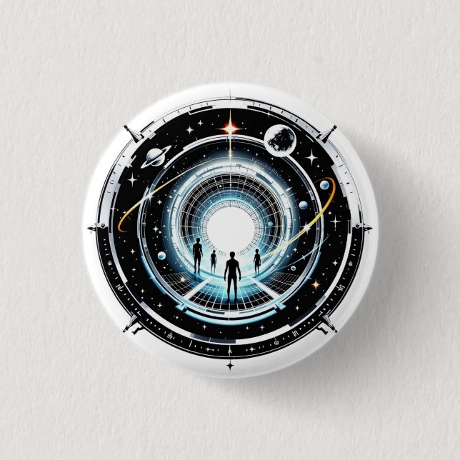 Cosmic Portal Button (Front)