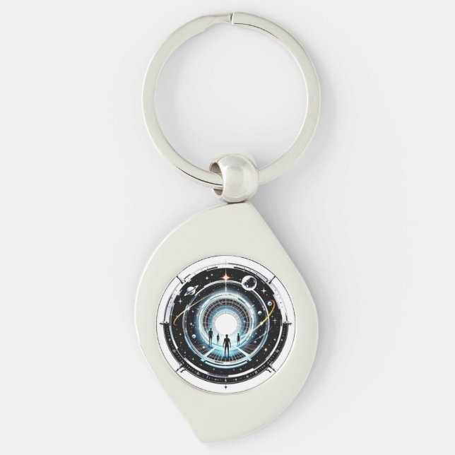 Cosmic Portal Keychain (Front)