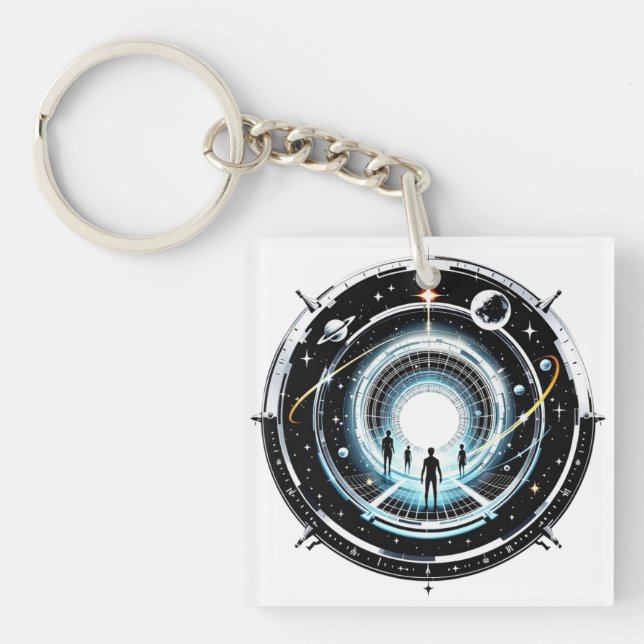Cosmic Portal Keychain (Front)