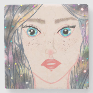 Cosmic Princess-coasters Stone Coaster