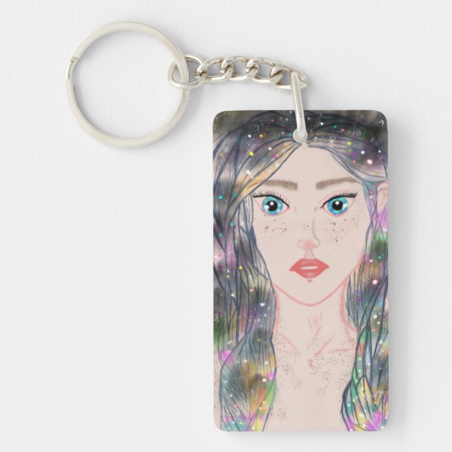 Cosmic Princess keychain (Front)