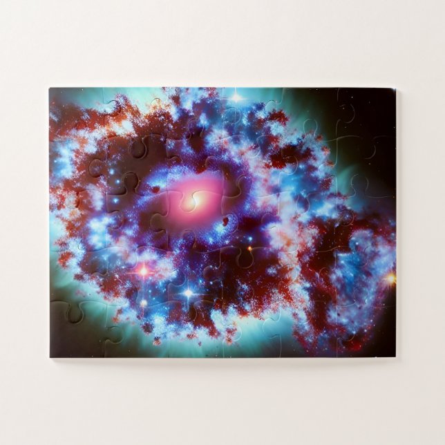 Cosmic purple pastels in our own Milky Way galaxy Jigsaw Puzzle (Horizontal)