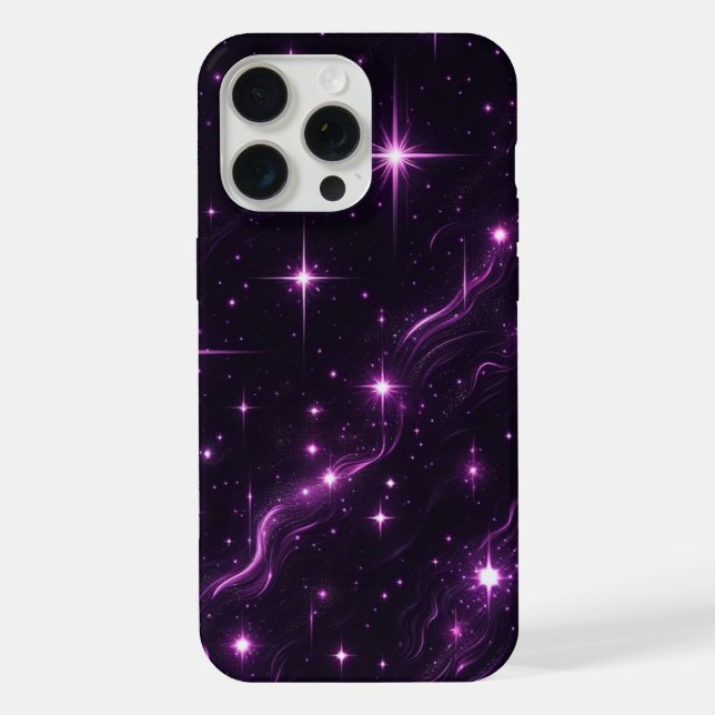 Cosmic Purple Twilight iPhone Case (Back)