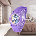 Cosmic Purple Unicorn Ewatch Watch at Zazzle